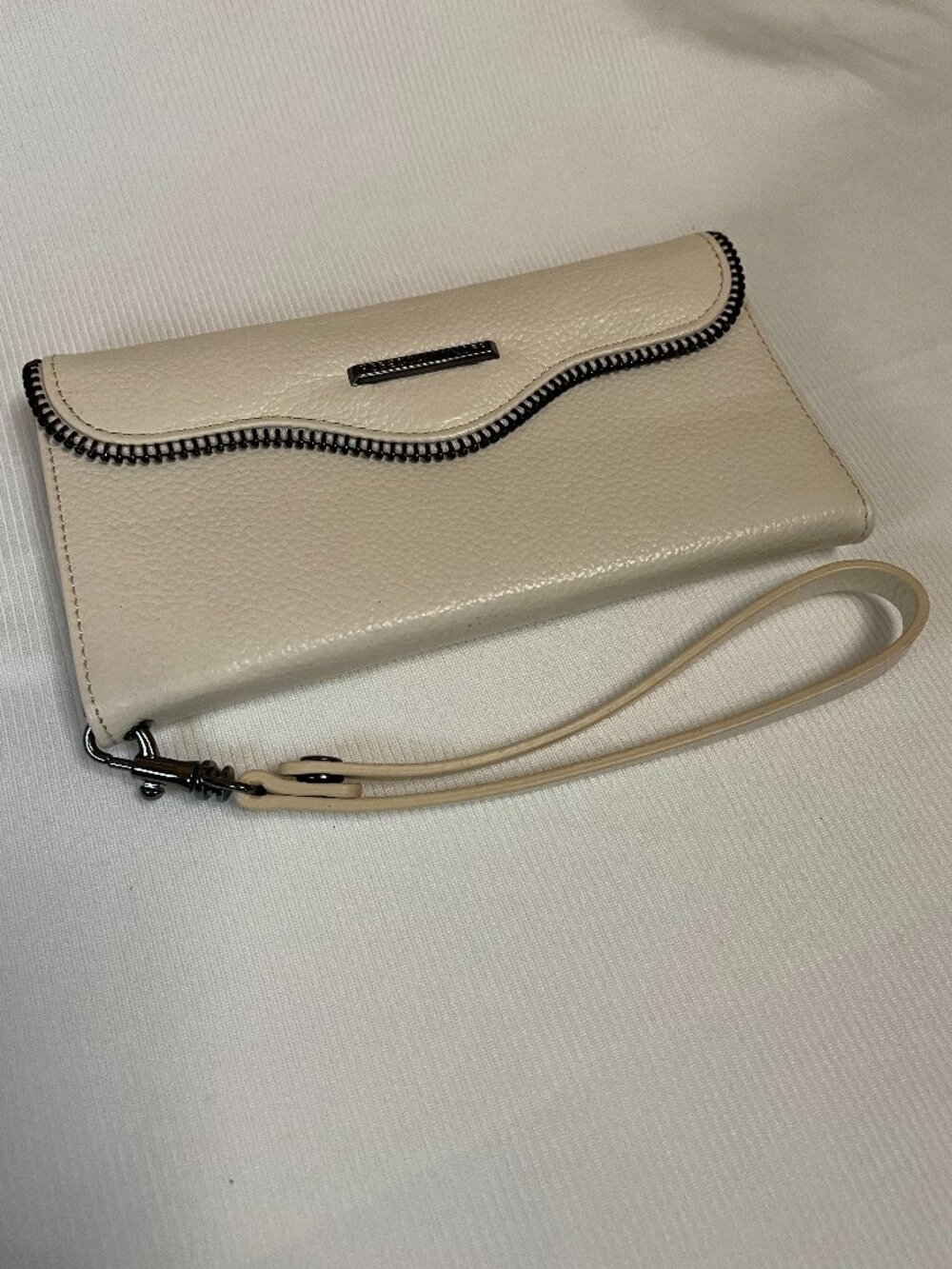 Rebecca Minkoff leather wristlet cell phone case